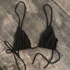 Black Triangle Bikini Top